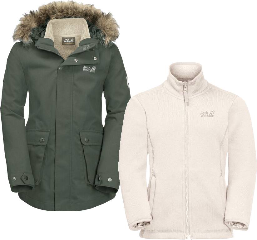 G Elk Island 3in1 Parka Thyme 164