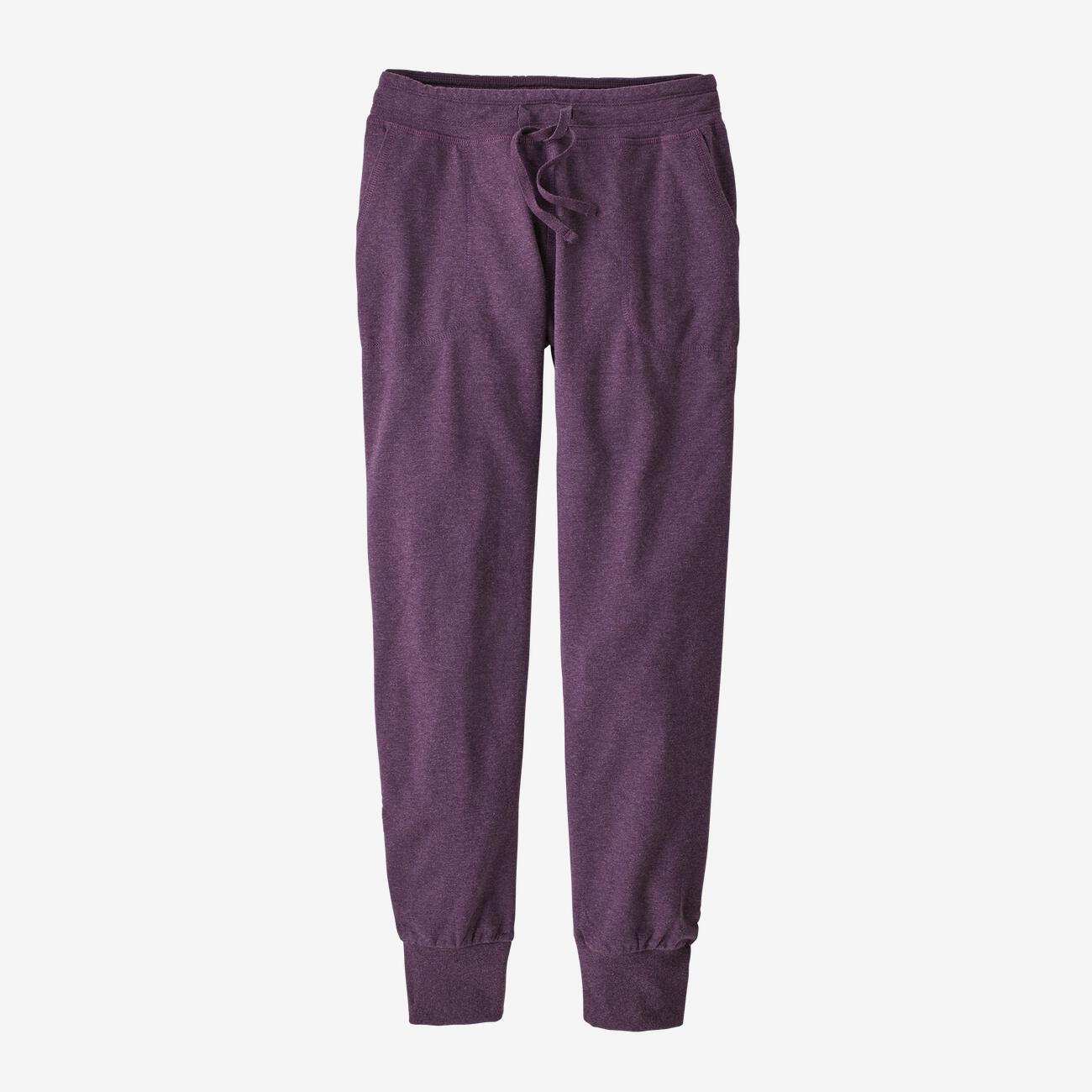 Naisten Patagonia Ahnya Pants - rennot verryttelyhousut, Hyssop Purple / S