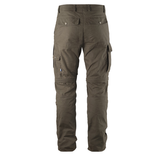 Fjällräven Karl Pro Zip-off Trousers M - Dark Olive - Miehet - 44