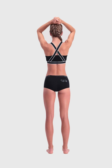 Women's Sylvia Boyleg Musta XS