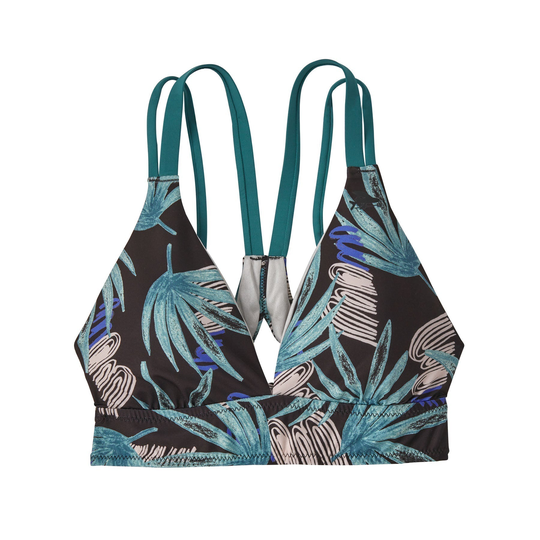 Patagonia Naisten Nanogrip Sunset Swell Bikiniyläosa, Tropical Ecuador: Ink Black / S