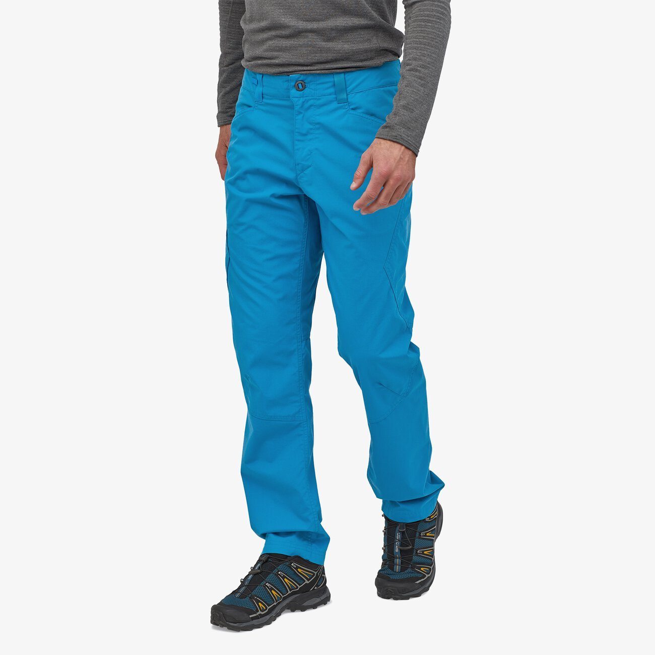 Miesten Venga Rock Pants Kiipeilyhousut - Luomupuuvillaa, Andes Blue / 32