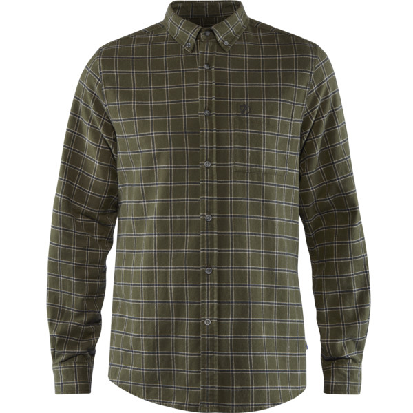 Fjällräven Övik Flannel Shirt M - Deep Forest - Miehet - M
