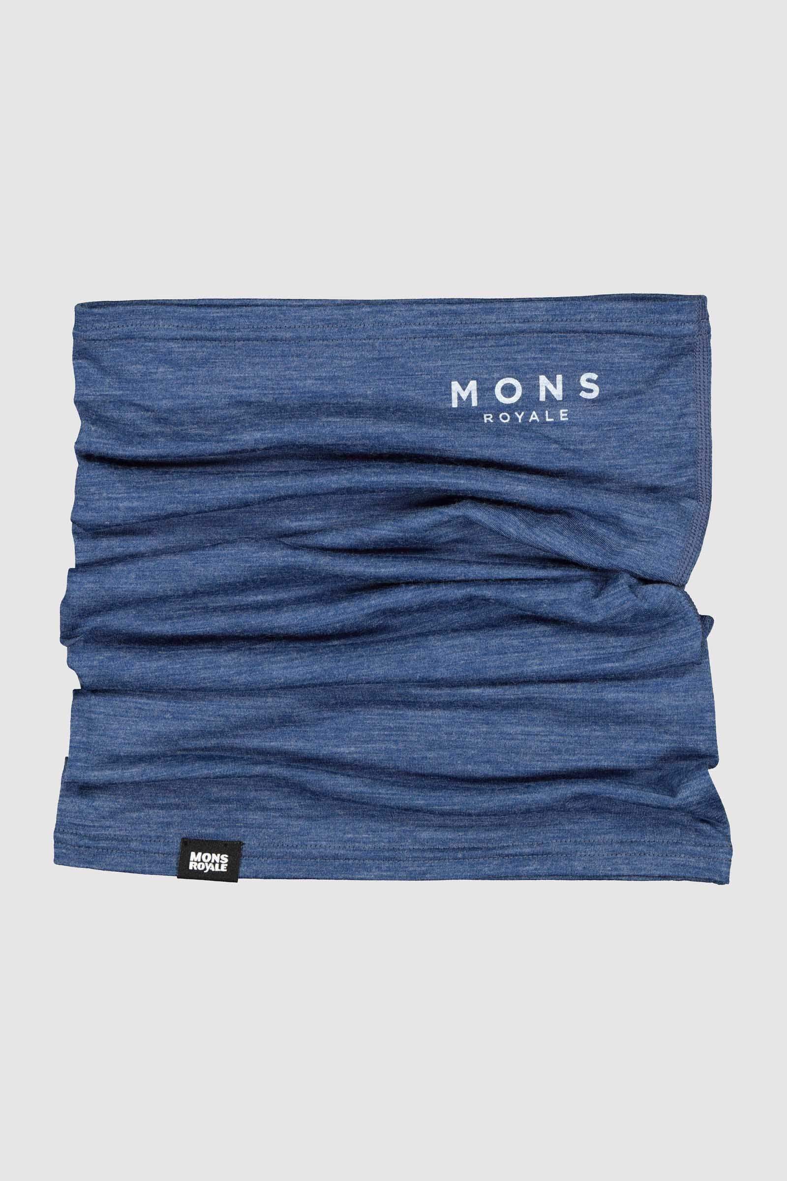 Mons Royale Kevyt Light Adventure Tuubi-huivi - Merino-Tencel-sekoitteesta, Dark Denim