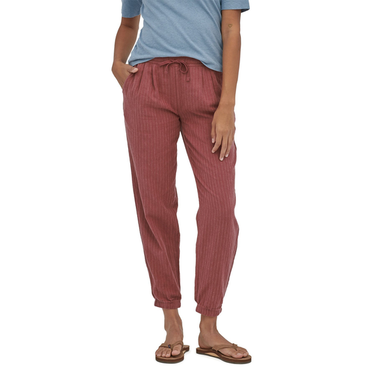 Patagonia Naisten Island Hemp Beach Housut, Small Currents: Rosehip / S