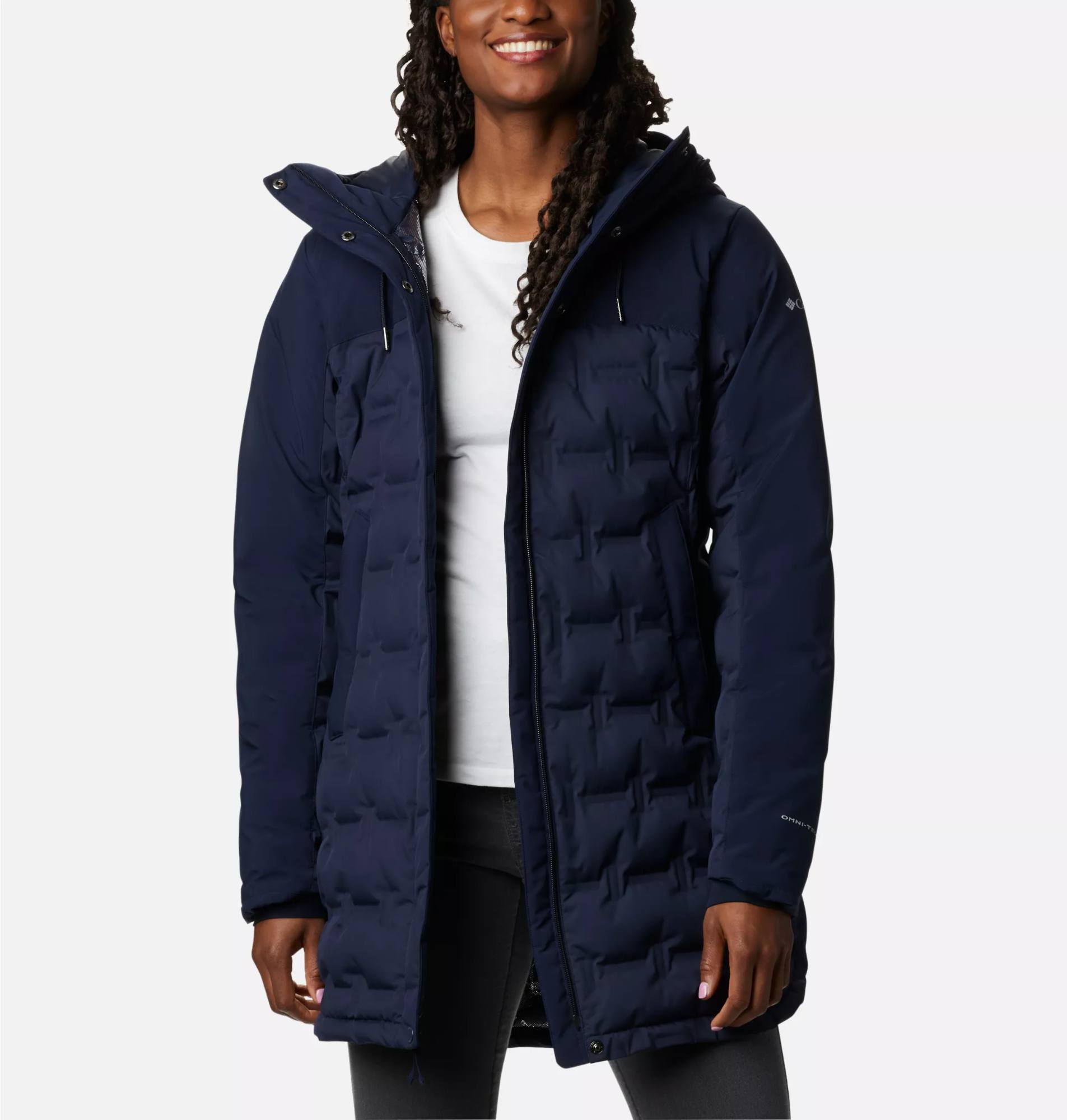 Women's Mountain Croo Long Down Jacket Nocturnal XL