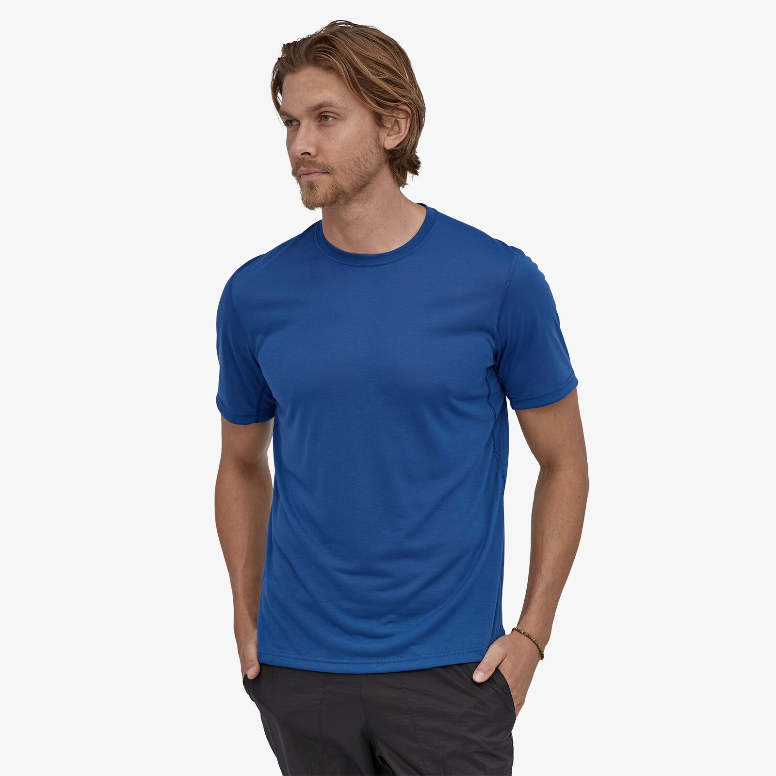 Patagonia Miesten Cap Cool Trail -paita, Superior Blue / S