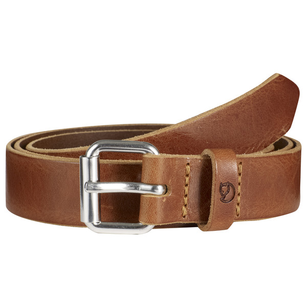 Fjällräven Singi Belt 2.5 Cm - Leather Cognac - Unisex - 75cm