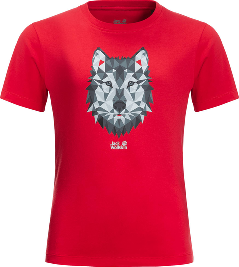 Brand Wolf Tee Kids Punainen 116