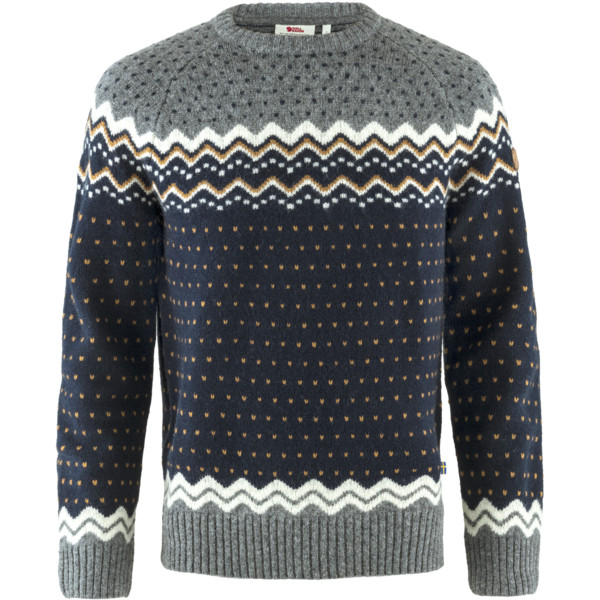 Fjällräven Övik Knit Sweater M - Dark Navy - Miehet - L