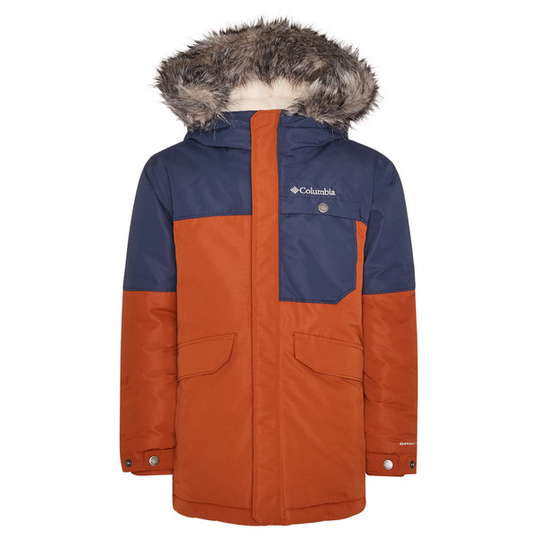 Columbia Nordic Strider Jacket - Dark Adobe, Collegiate Navy - Lapset - 104