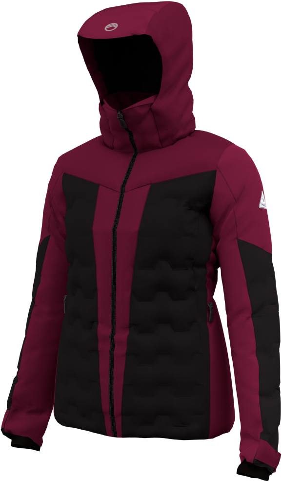 Glory W Ski Jacket Tummanpunainen 36