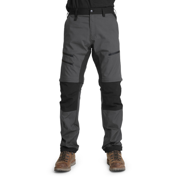 Is Not Enough Akilles Zipoff Pants - Dark Shadow - Miehet - S
