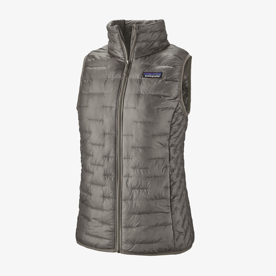 Patagonia naisten Micro Puff liivi - Kierrätettyä polyesteria, Feather Grey / XS