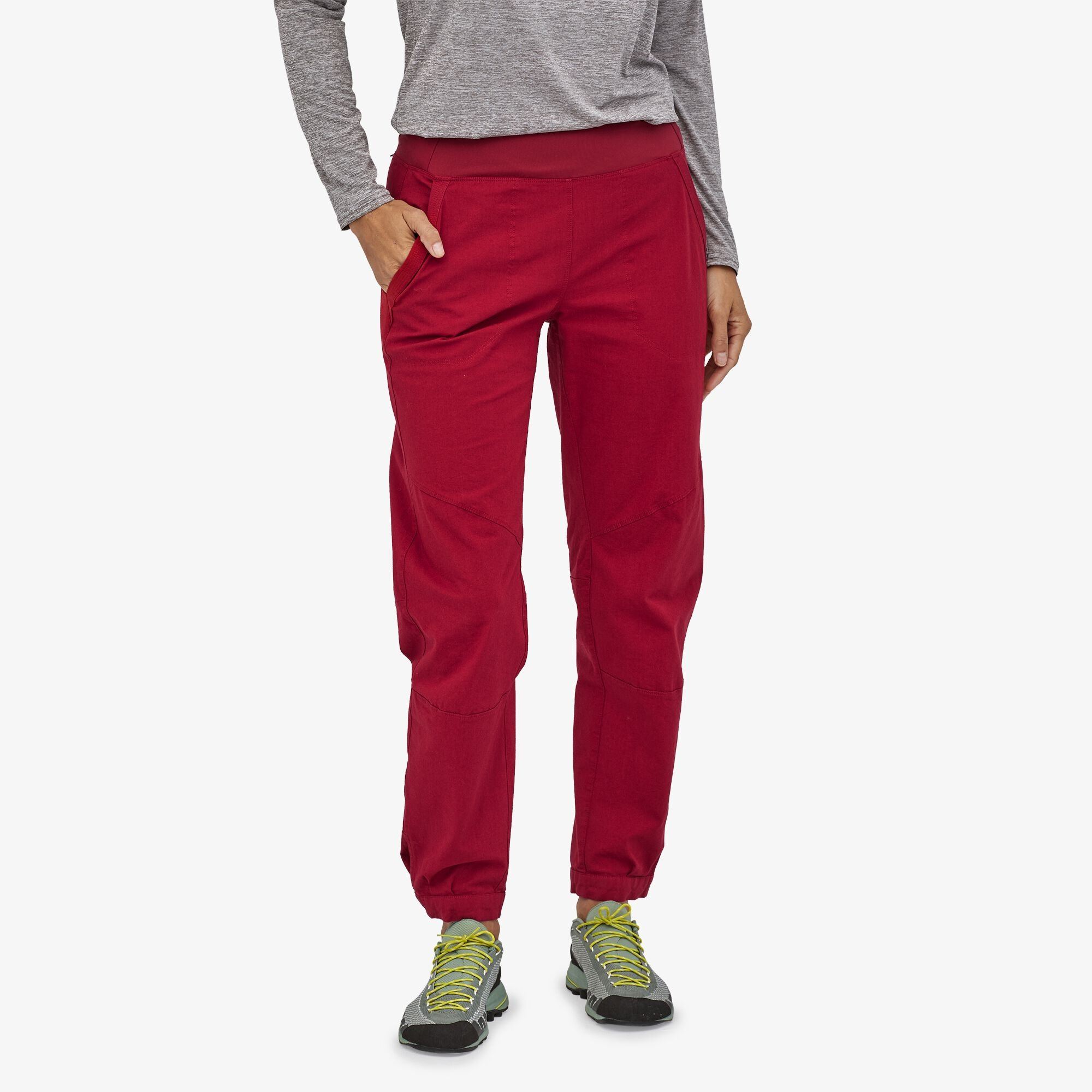 Patagonia Naisten Caliza Rock Housut - Luomupuuvillaa, Roamer Red / 4