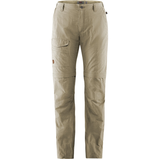 Fjällräven Travellers Mt Zip-off Trs W - Light Beige - Naiset - 36