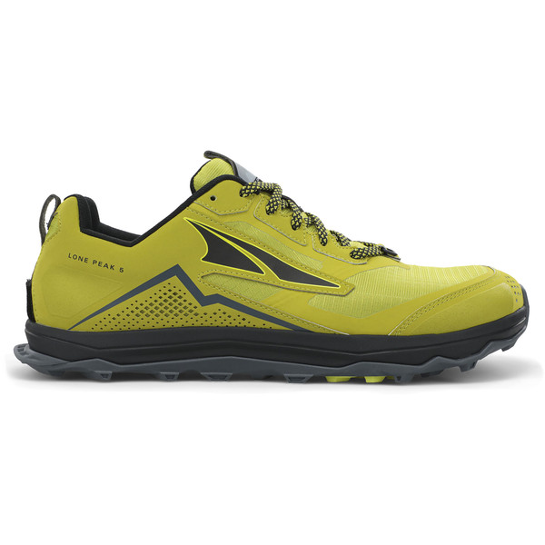 Altra Lone Peak 5-m - Lime/black - Miehet - US 7,5