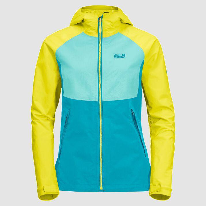 Mount Isa Women's Jacket Aqua/Keltainen S