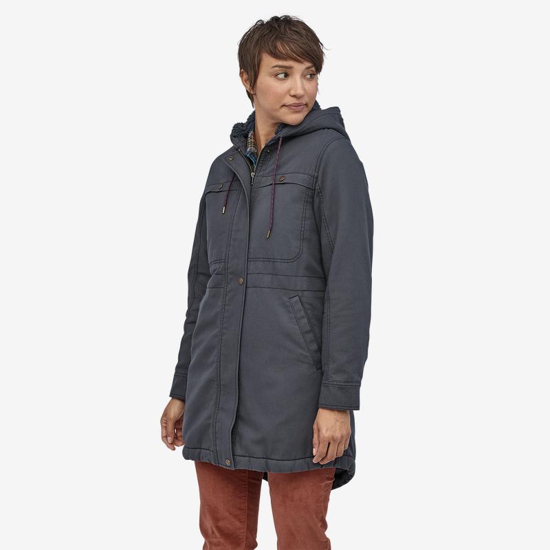 Naisten Patagonia Prairie Dawn Parkatakki, Smolder Blue w/Smolder Blue / S