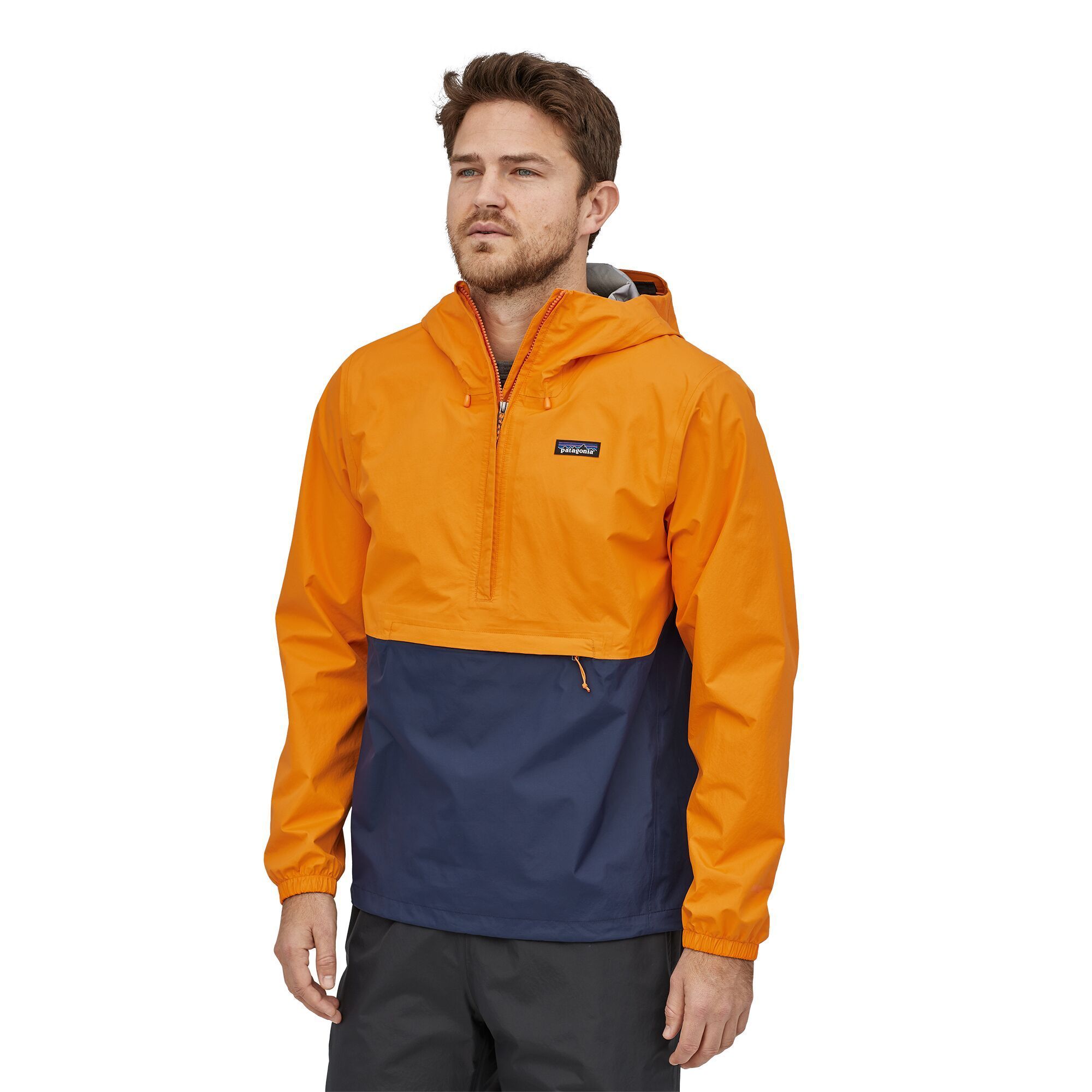Patagonia Miesten Torrentshell 3L Anorakkikuoritakki Hupulla, Mango / XS