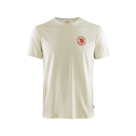 Fjällräven Miesten 1960 Logo T-shirt - Luomupuuvillaa & Kierrätettyä polyesteria, Chalk White / M
