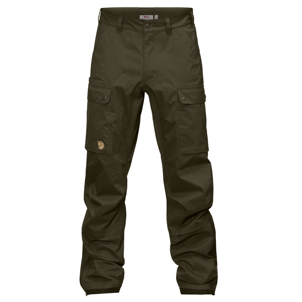 Fjällräven Värmland Eco-shell Trousers M - Dark Olive - Miehet - 54