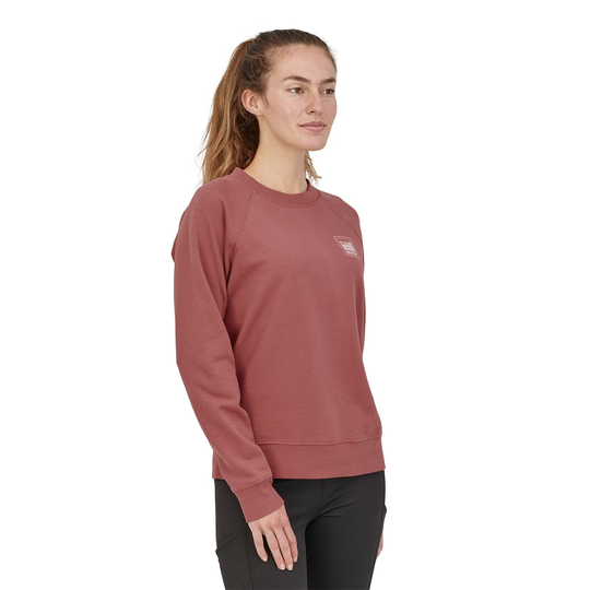 Patagonia naisten Alpine Icon collegepaita - Luomupuuvillaa, Rosehip / S