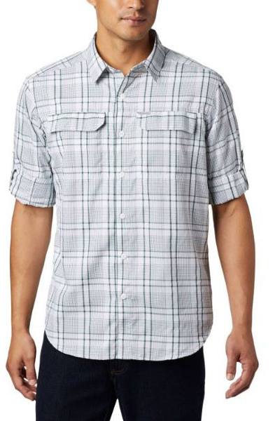 Silver Ridge 2.0 Plaid Long Sleeve Valkoinen / Vihreä L
