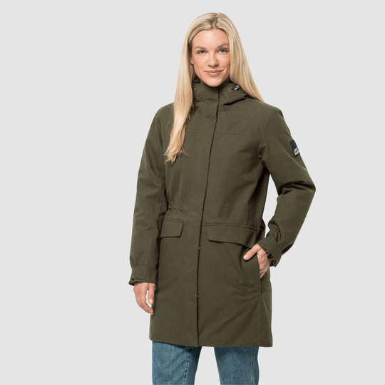 Nature Woods W Coat Vihreä XS