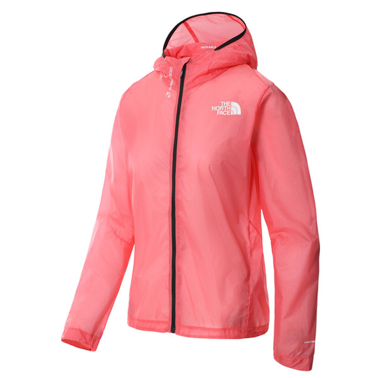 The North Face W Flight Lightriser Wind Jacket - Calypso Coral - Naiset - S